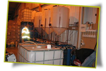 Conical based rotational moulding bio-fuel tanks